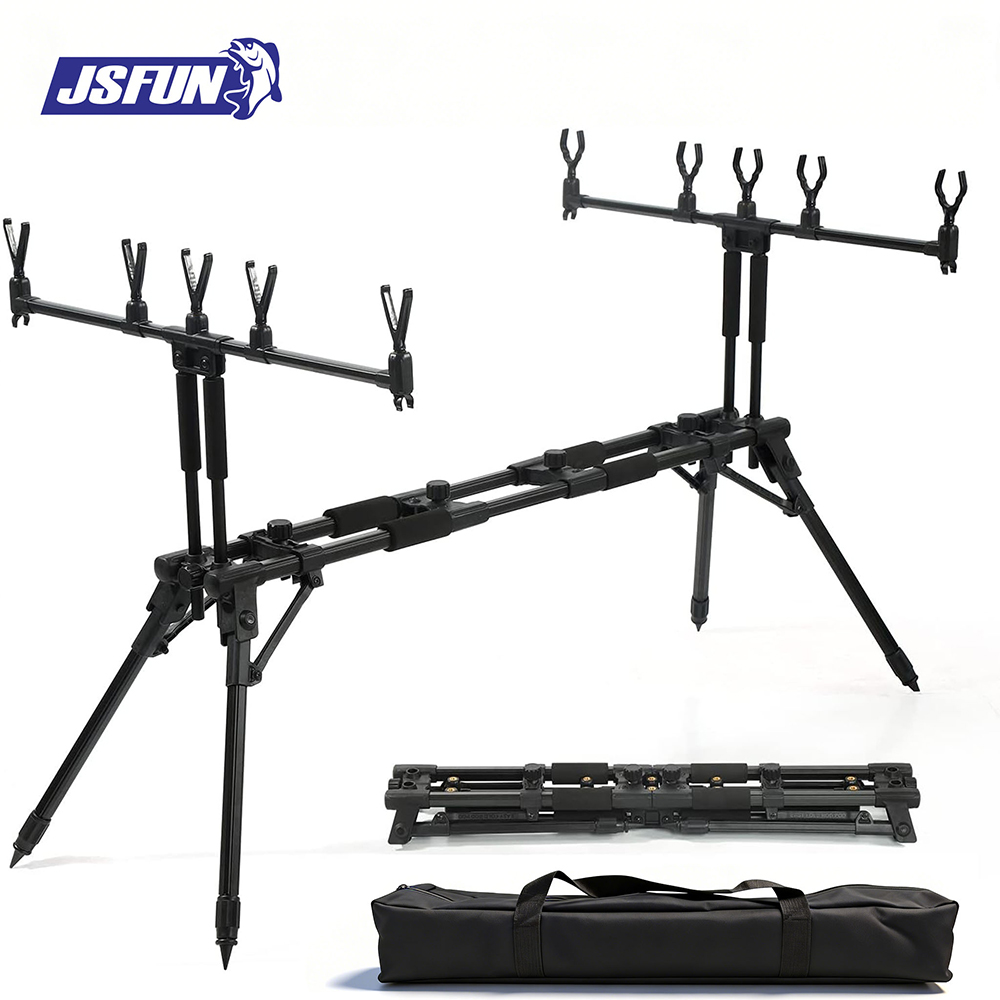 JSFUN  Adjustable 5-Rod Fishin - Fishing Rod Rack ulasan dan harga