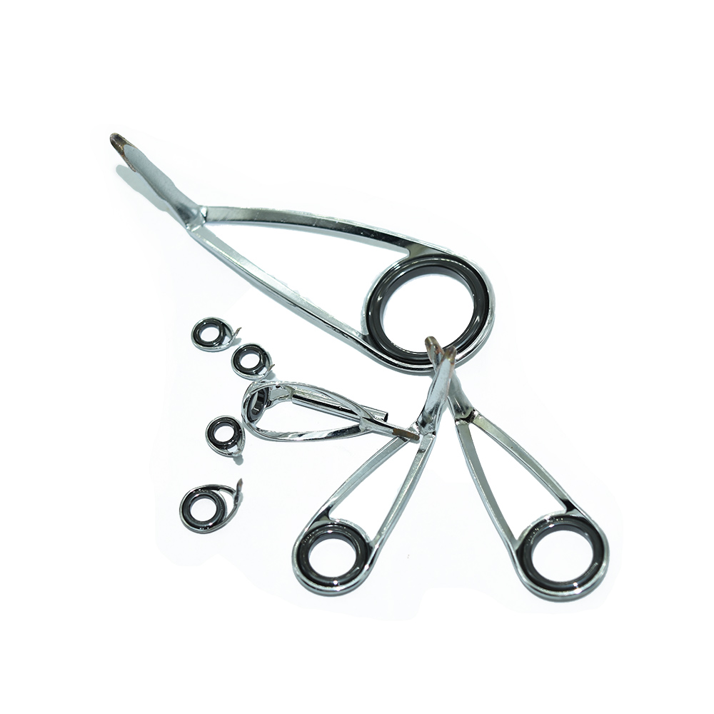 8pcs/Kit KLH Bracket Stainless - Fishing Rod Spinning ulasan dan harga