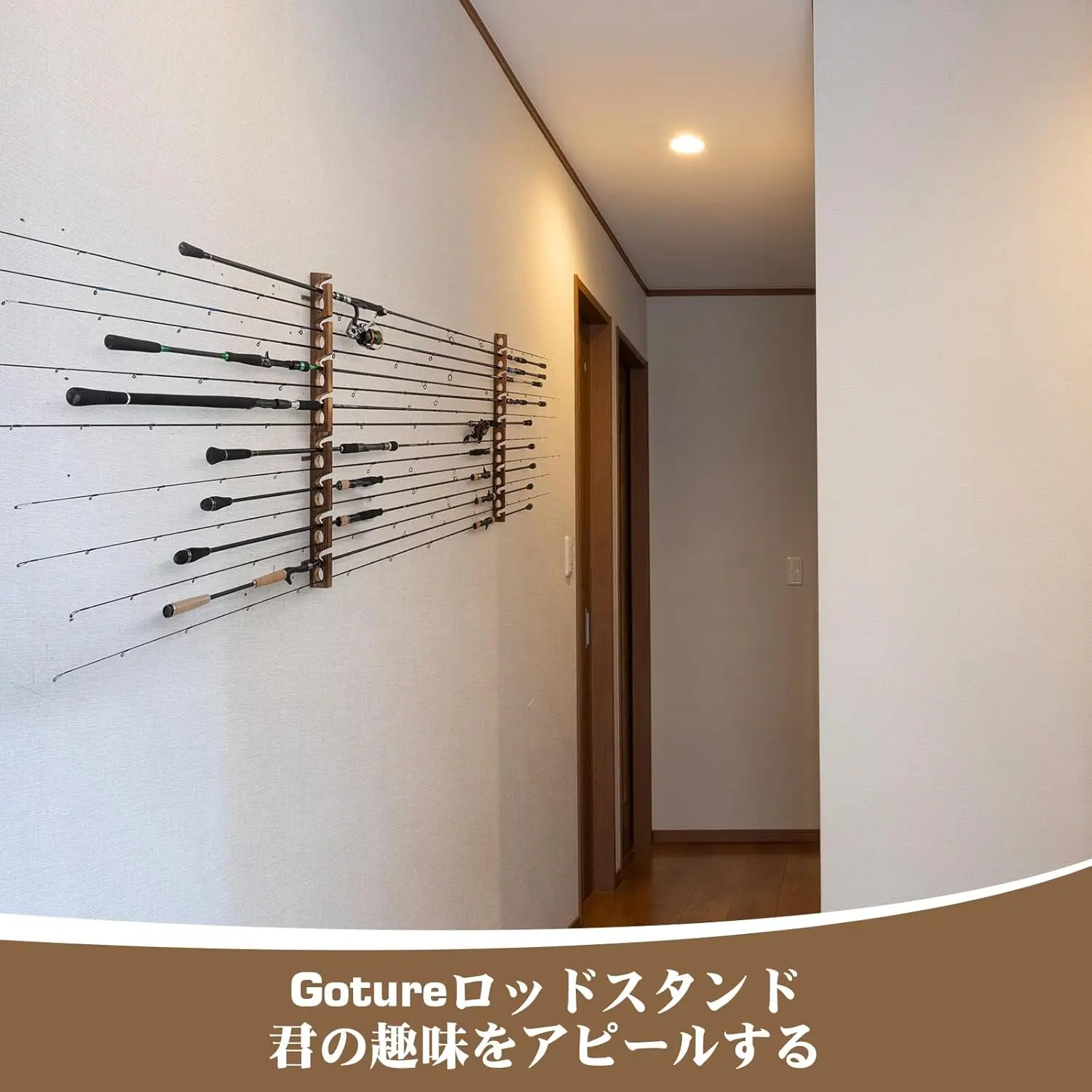 Goture Fishing Rod Holders wit - Fishing Rod Rack ulasan dan harga