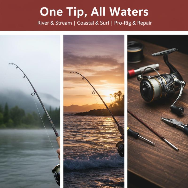 Fishing Rod Tip Line Rotatable - Fishing Rod Tip Replacement ulasan dan harga