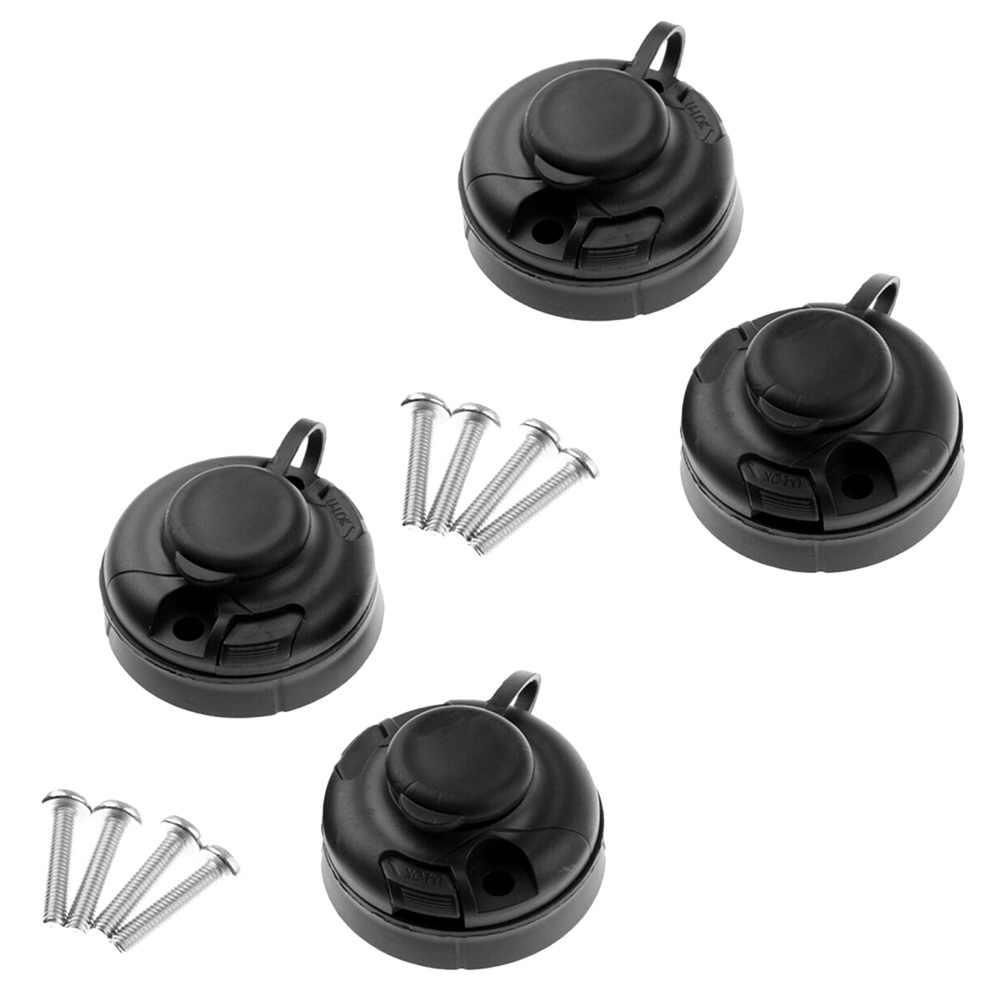 4Pcs Black ABS Fishing Rod Hol - Fishing Rod Boat ulasan dan harga