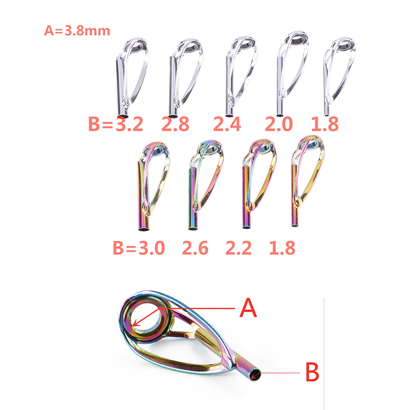 DIY Rod Building Eye Rings Gui - Fishing Rod Tip Replacement ulasan dan harga